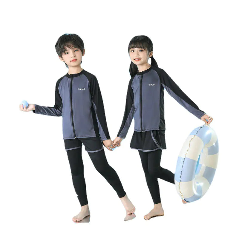 Kids Long Sleeve UV Protection Swimwear for Boys and Girls