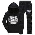 Men's Hooded Sweatshirt and Down Jacket Three-Piece Set