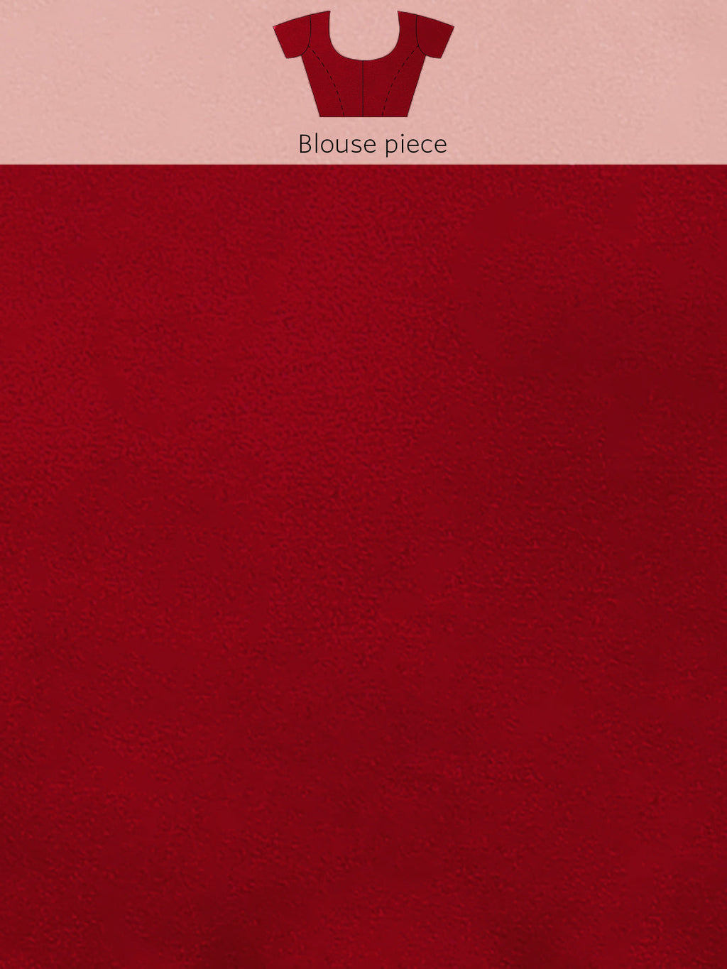 Red Satin Designer Saree with Elegant Pleated Detail and Blouse
