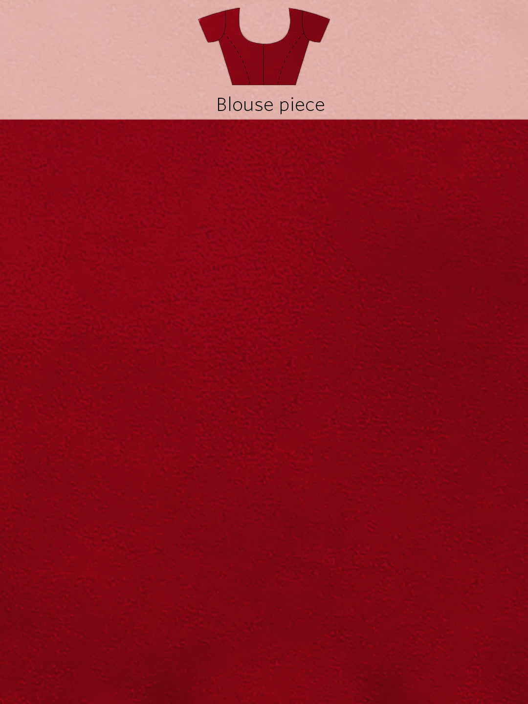 Red Satin Designer Saree with Elegant Pleated Detail and Blouse