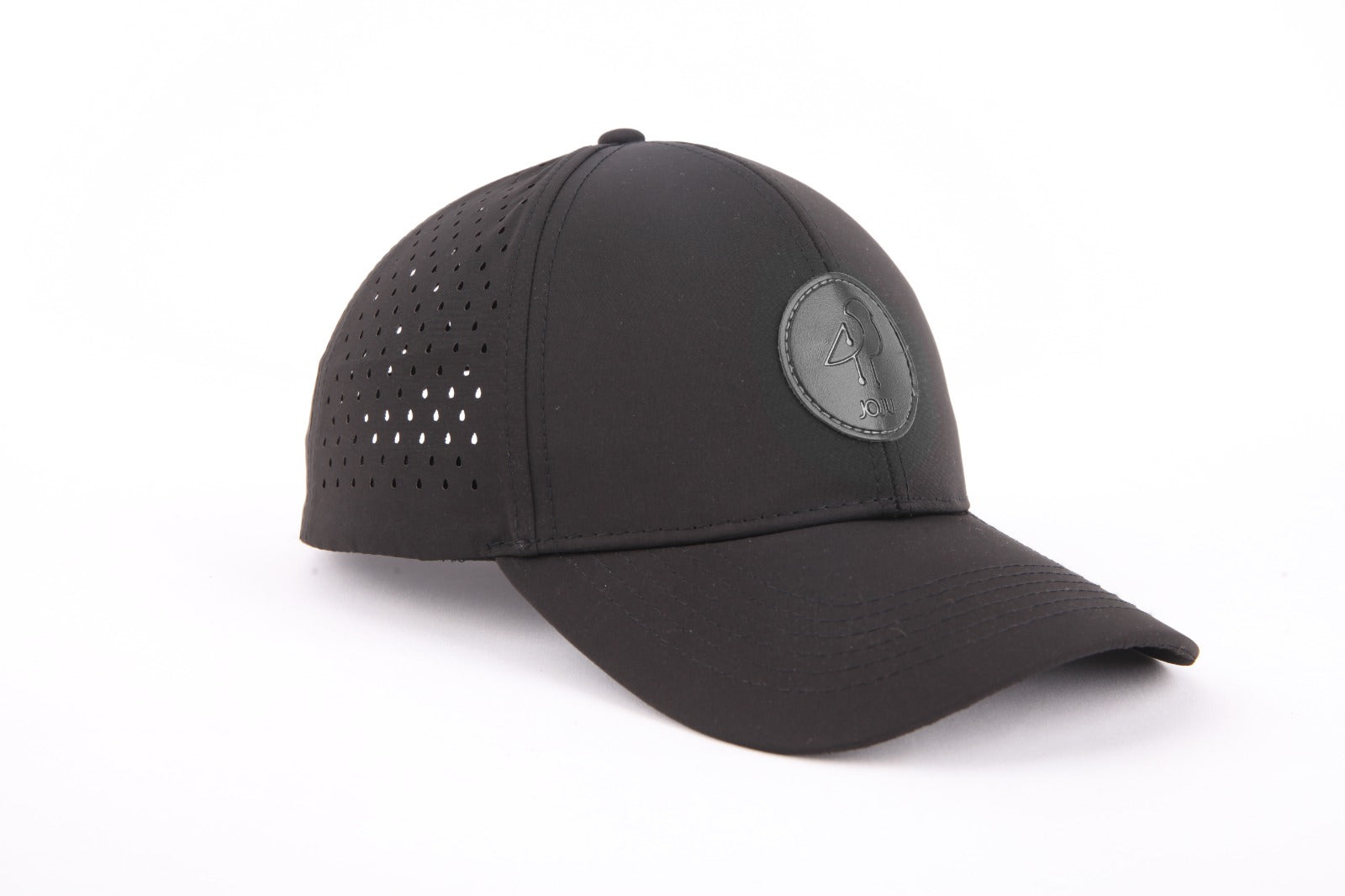 White UV Protective Performance Sport Hat with Breathable Sides - Image 9