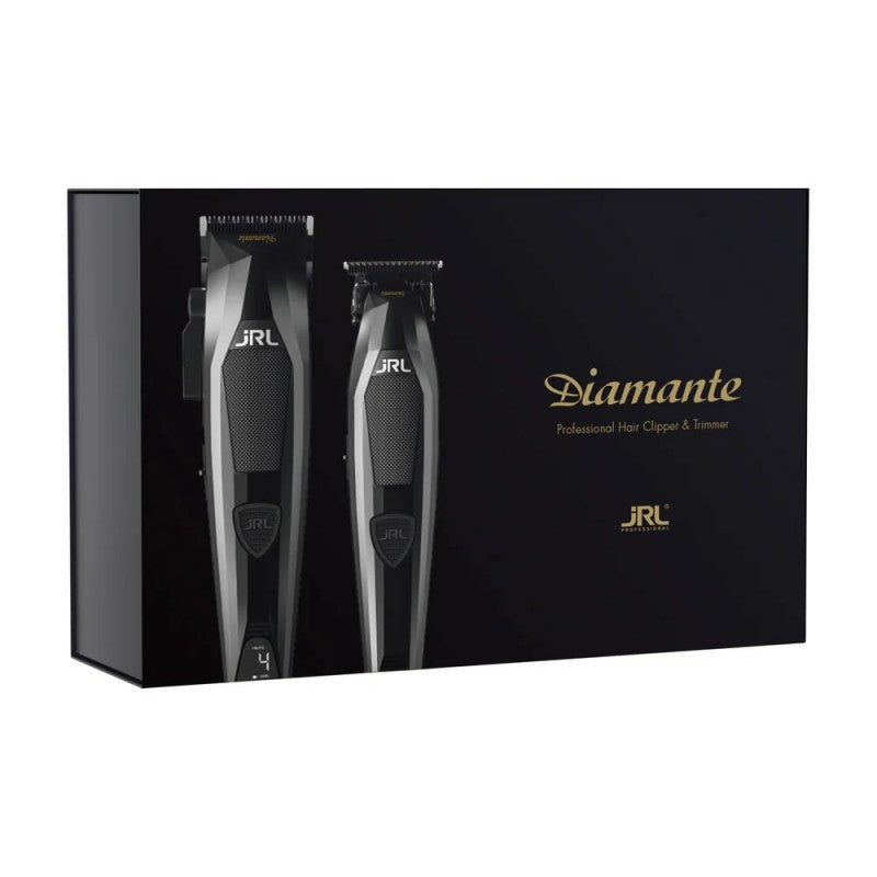 JRL Diamante Professional Clipper & Trimmer Set - Black #DI2025B