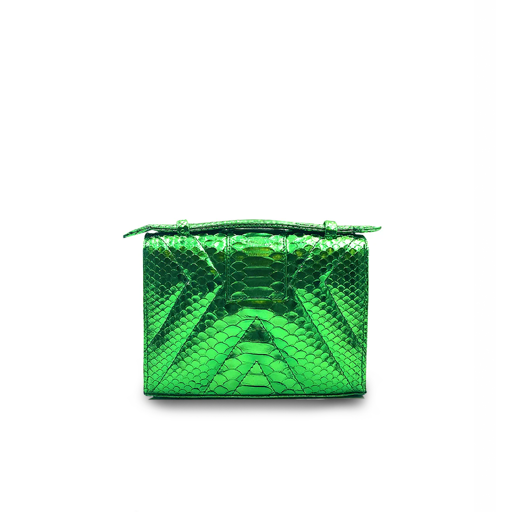 Judy Small in Metallic Green