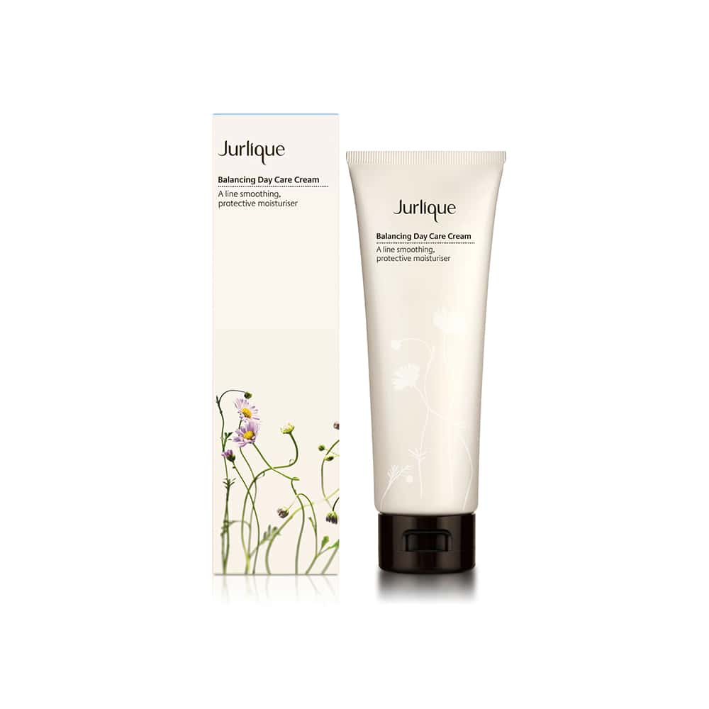 Jar of Jurlique Balancing Day Care Cream 4.3 OZ for daily hydration and environmental protection