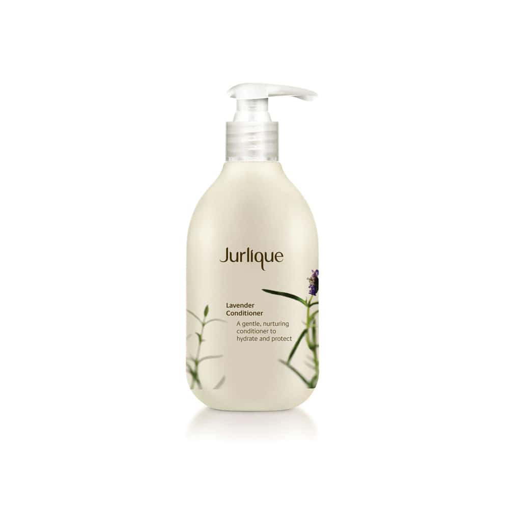 Bottle of Jurlique Lavender Hydrating Conditioner 10 OZ for silky, smooth hair