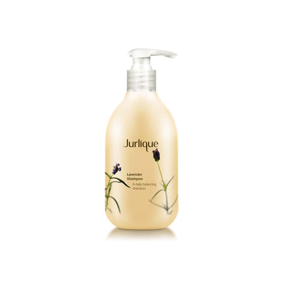 Bottle of Jurlique Lavender Shampoo 10 OZ featuring natural botanical extracts