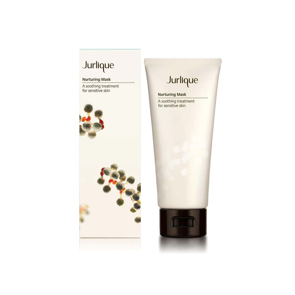 Jurlique Nurturing Mask in elegant white and brown minimalist packaging