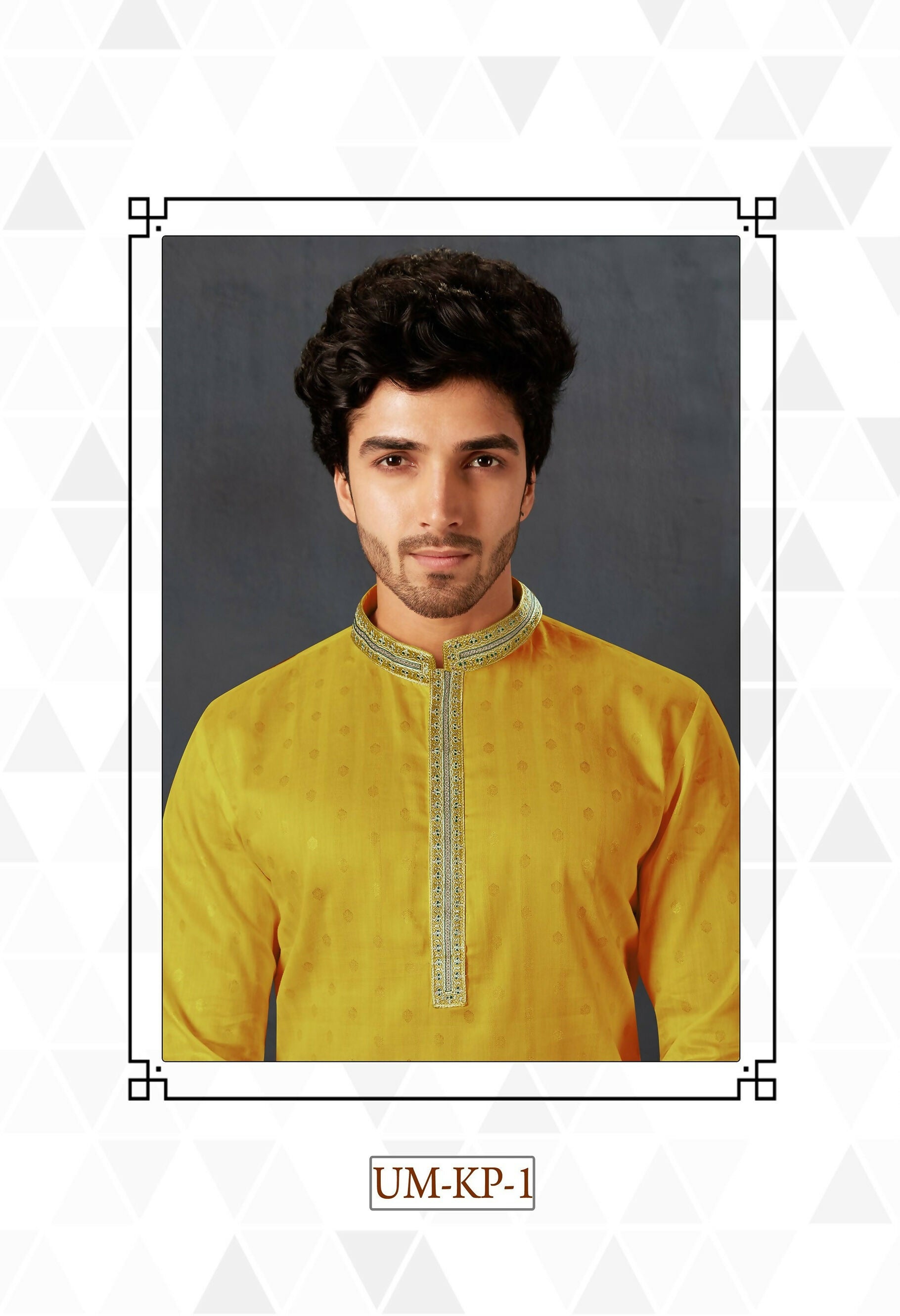 Yellow Cotton Kurta Pyjama Set for Babies and Toddlers
