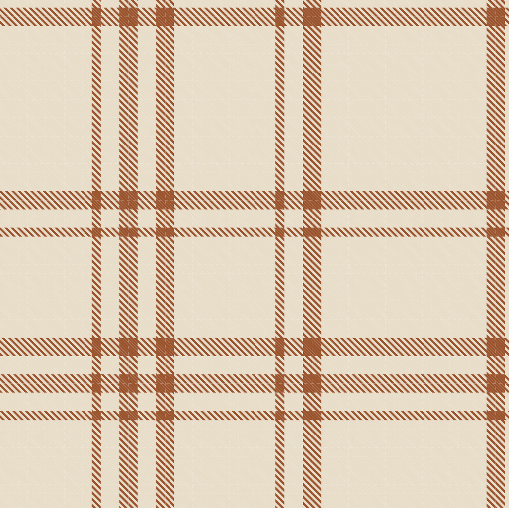 Jack Plaid Wallpaper – Classic Traditional Cream & Terracotta