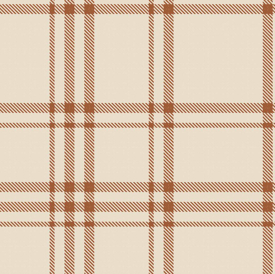 Jack Plaid Wallpaper – Classic Traditional Cream & Terracotta