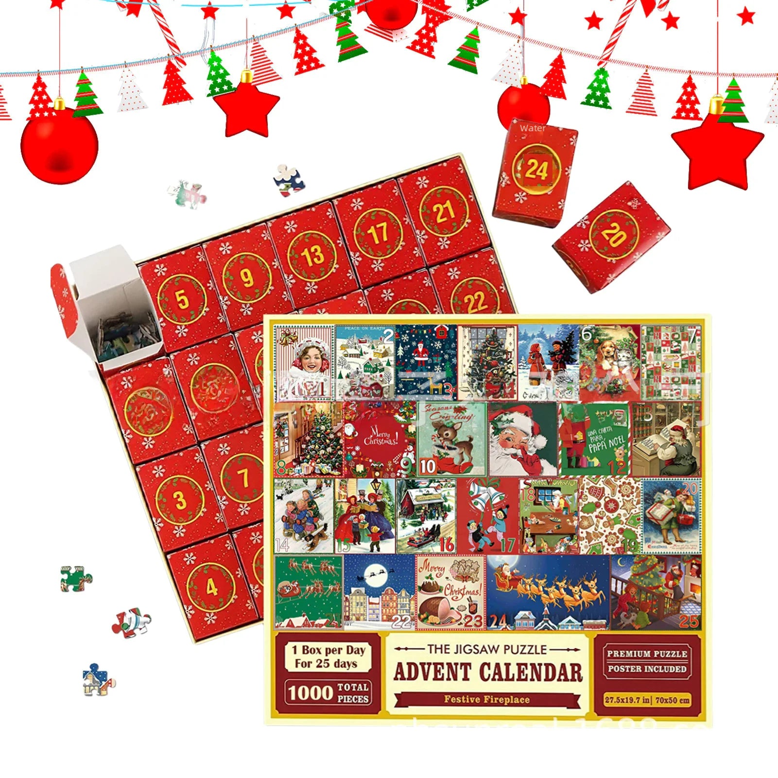 Nativity Scene Jigsaw Puzzle Advent Calendar Game