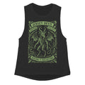 Girls tank top featuring Jersey Devil Cryptid Society graphic art