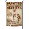 Jersey Devil Wanted Poster Garden Flag