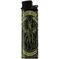 Jersey Devil Cryptid Society disposable lighter featuring Pine Barrens folklore graphic