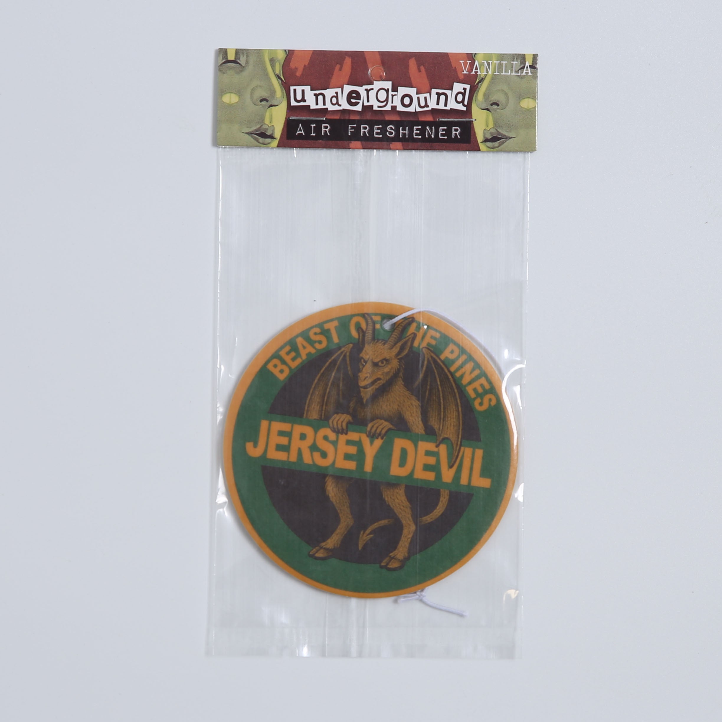 Jersey Devil Folklore Highway Sign Air Freshener - Vanilla