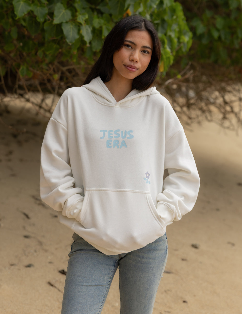 Jesus Era Unisex Hoodie - Casual Cotton Streetwear Pullover