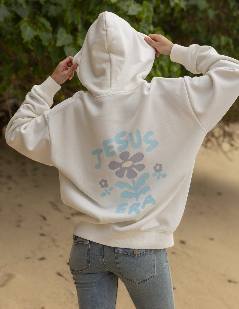 Jesus Era Unisex Hoodie - Casual Cotton Streetwear Pullover