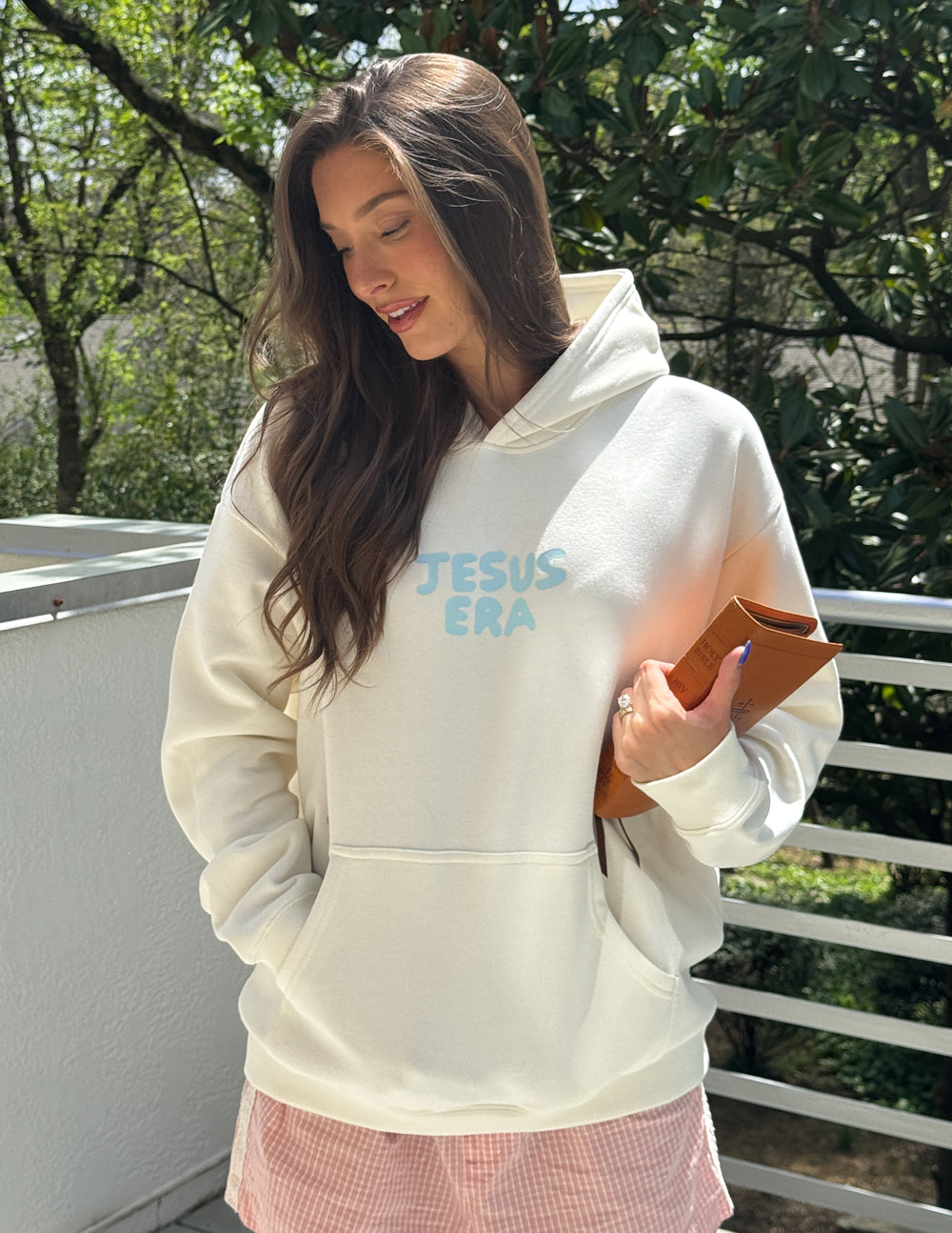 Jesus Era Unisex Hoodie - Casual Cotton Streetwear Pullover