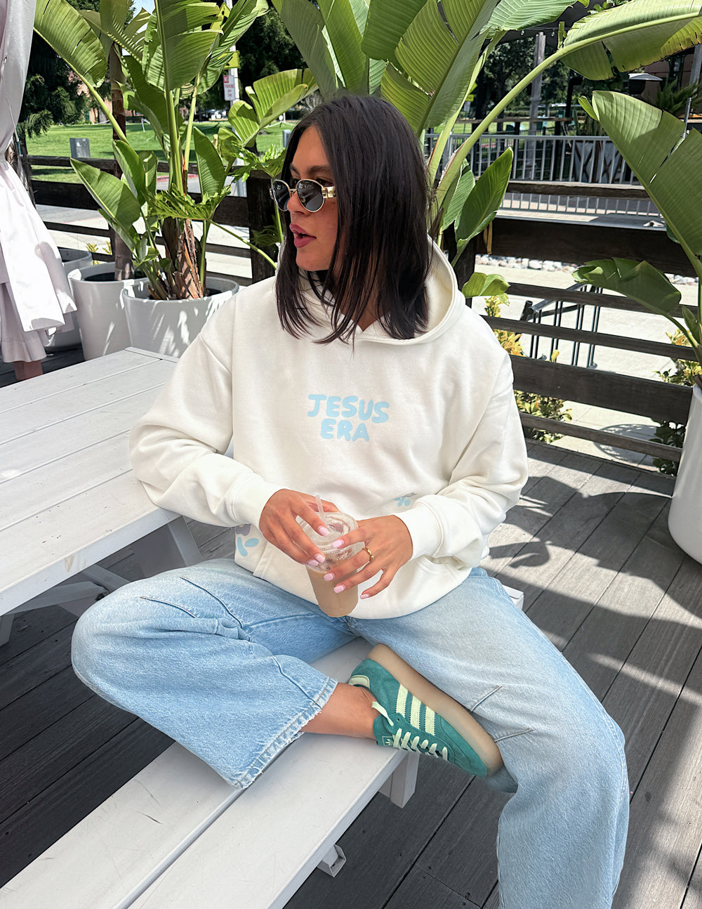 Jesus Era Unisex Hoodie - Casual Cotton Streetwear Pullover
