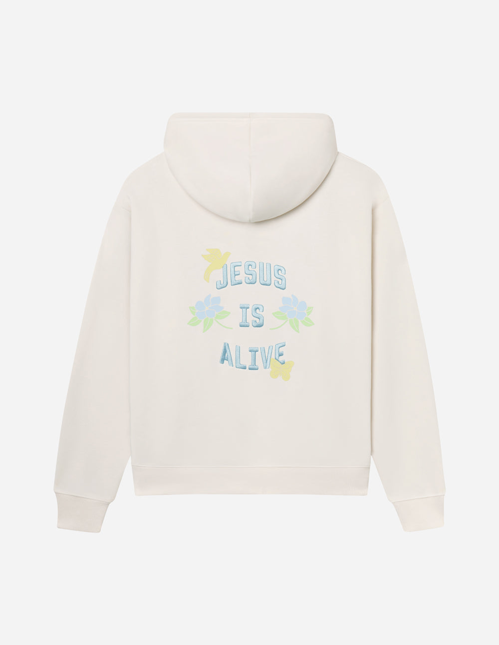 Jesus Is Alive Unisex Hoodie in Nimbus Cloud Relaxed Fit