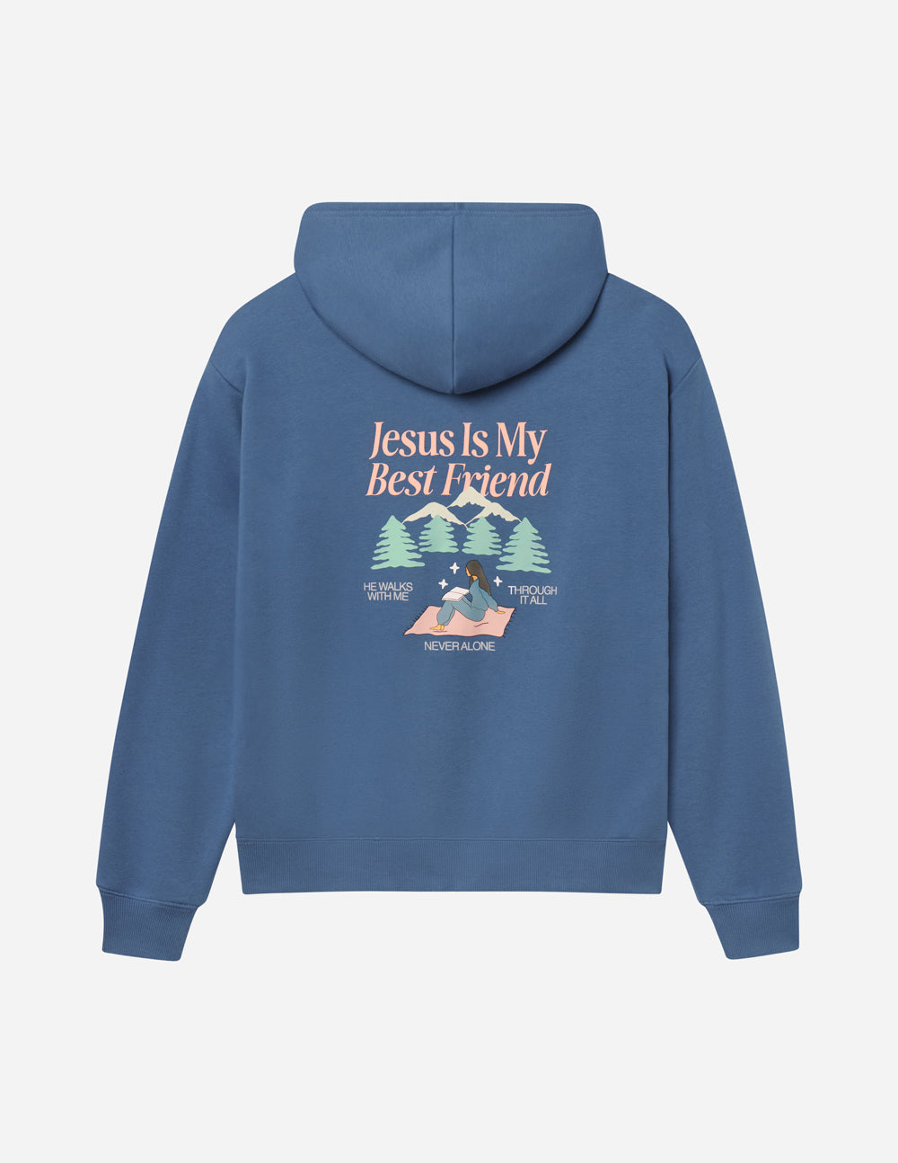 Jesus Is My Best Friend Unisex Hoodie - Minimalist Cotton