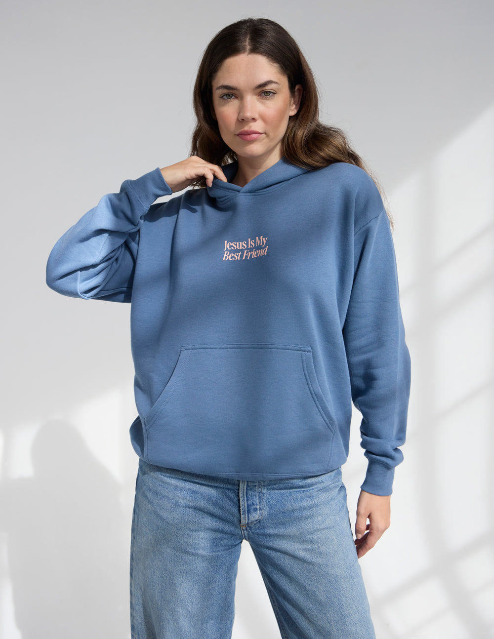 Jesus Is My Best Friend Unisex Hoodie - Minimalist Cotton