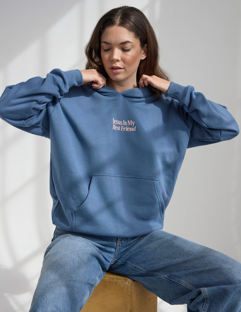 Jesus Is My Best Friend Unisex Hoodie - Minimalist Cotton
