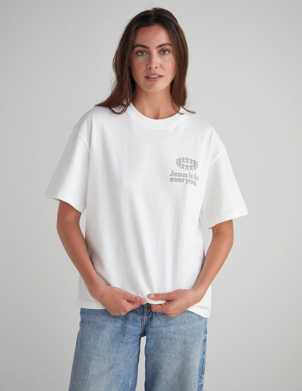 Jesus Is for Everyone Heavyweight Cotton Boxy Fit Graphic T-Shirt
