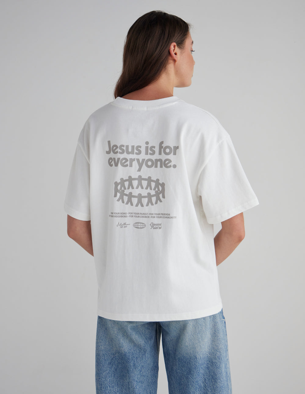 Jesus Is for Everyone Heavyweight Cotton Boxy Fit Graphic T-Shirt