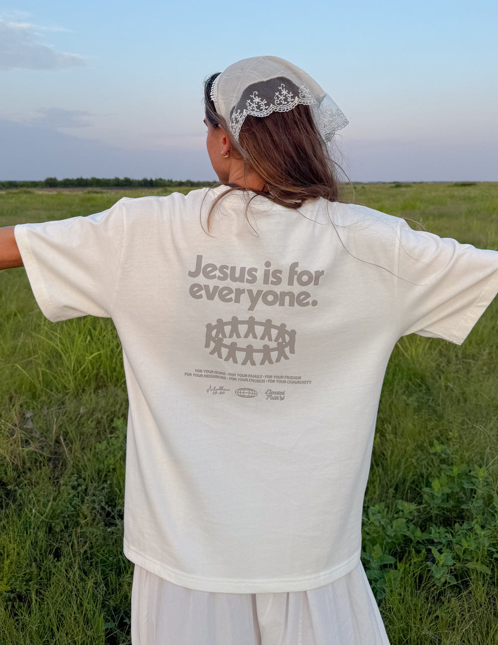 Jesus Is for Everyone Heavyweight Cotton Boxy Fit Graphic T-Shirt