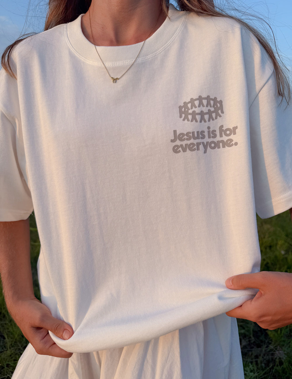 Jesus Is for Everyone Heavyweight Cotton Boxy Fit Graphic T-Shirt