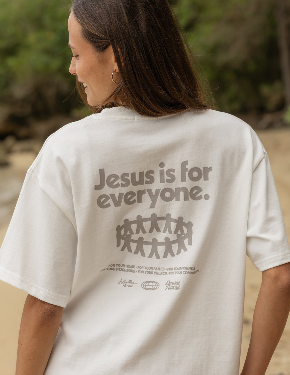 Jesus Is for Everyone Heavyweight Cotton Boxy Fit Graphic T-Shirt