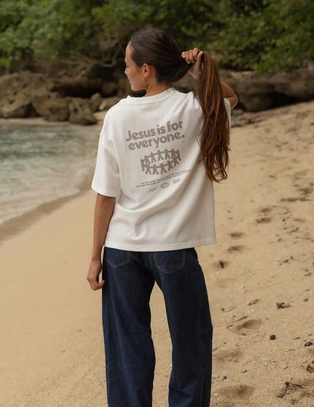 Jesus Is for Everyone Heavyweight Cotton Boxy Fit Graphic T-Shirt