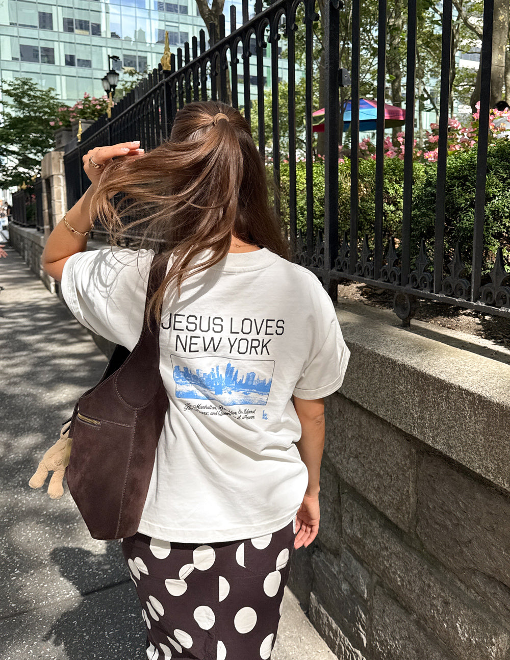 Jesus Loves New York Heavyweight Graphic Tee City Revival