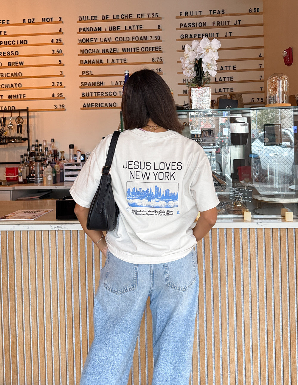 Jesus Loves New York Heavyweight Graphic Tee City Revival