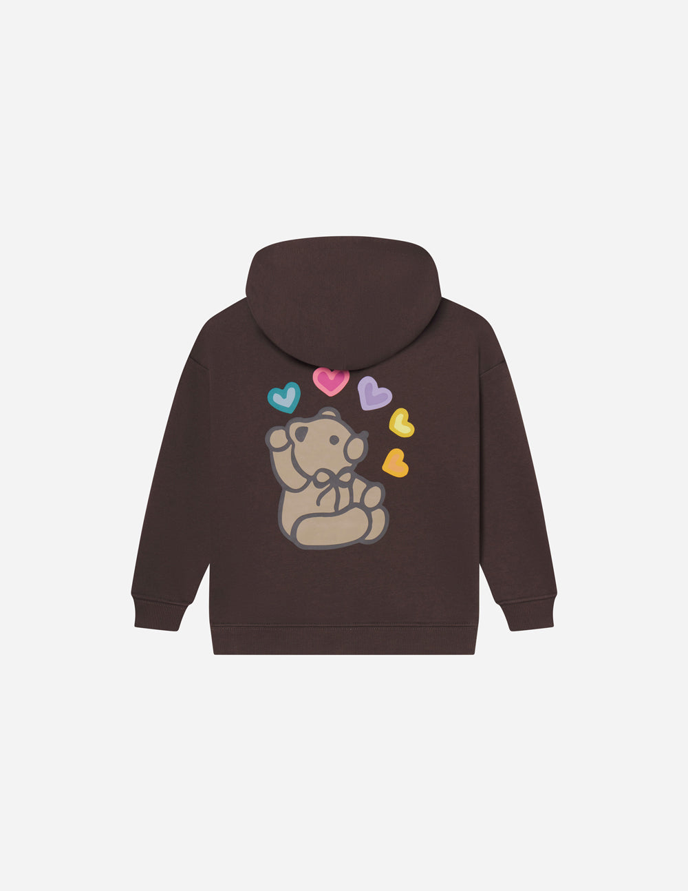 Jesus Loves You Kids Hoodie - Soft Brown Oversized Pullover