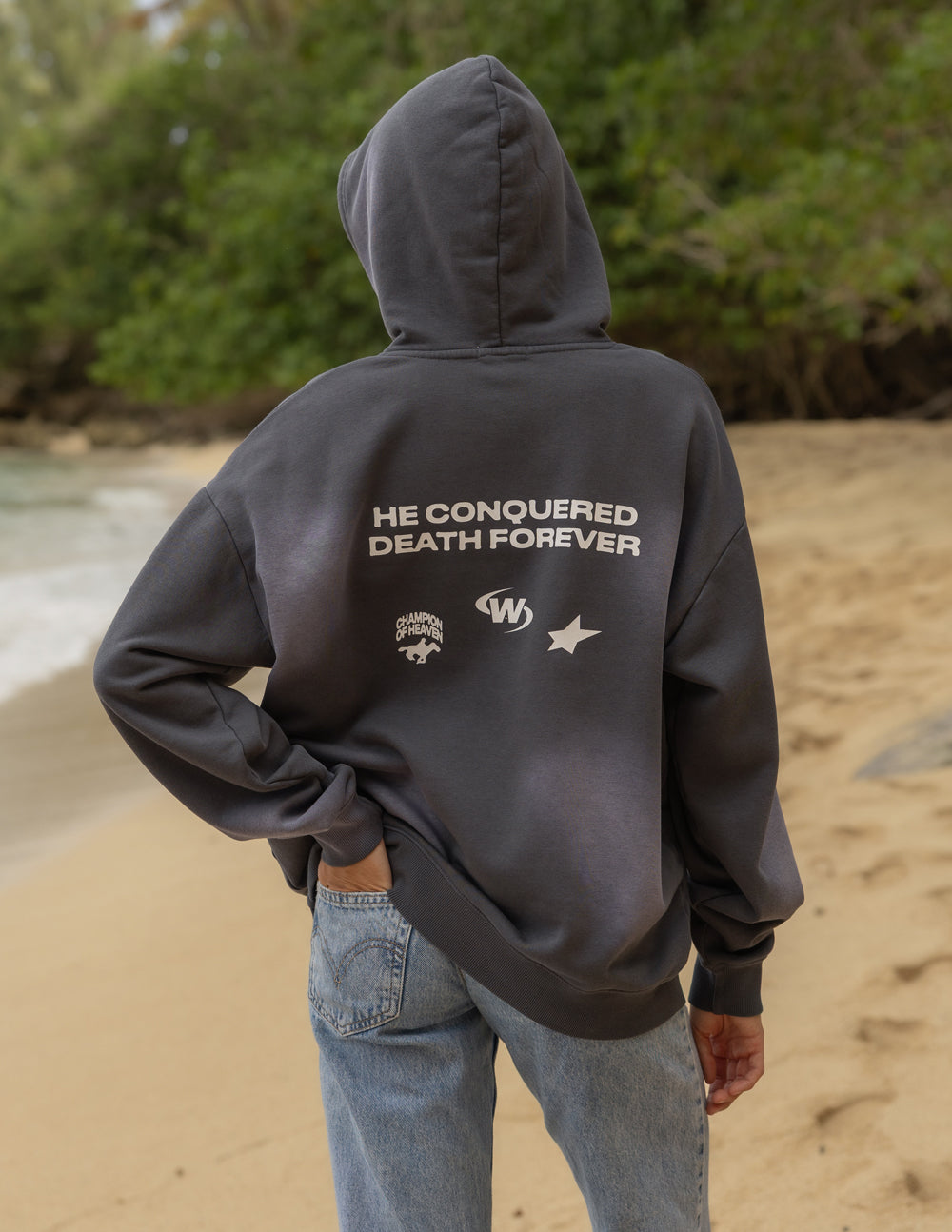 Jesus Wins Unisex Hoodie - Black Tide Graphic Christian Apparel