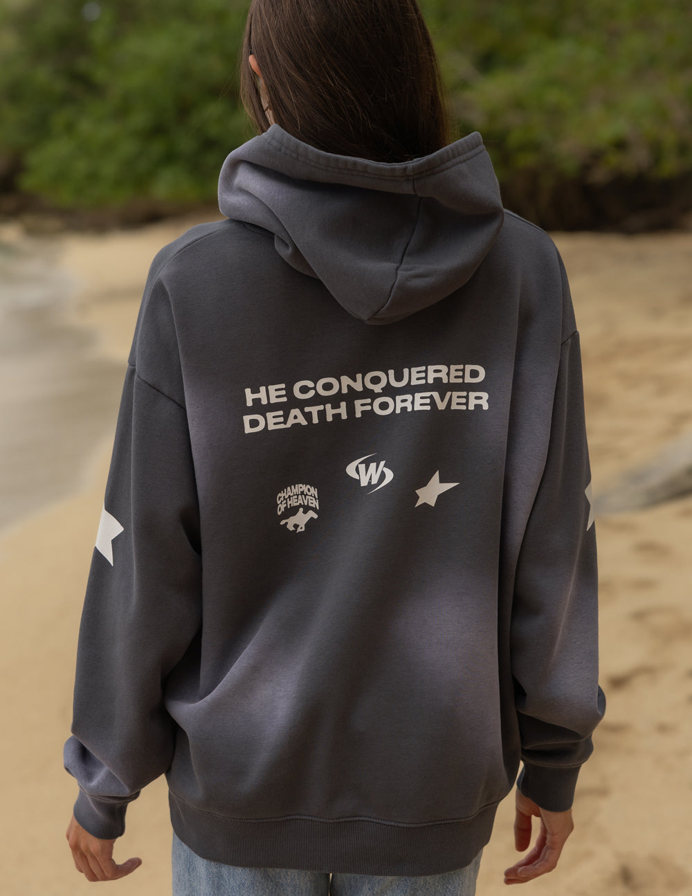 Jesus Wins Unisex Hoodie - Black Tide Graphic Christian Apparel