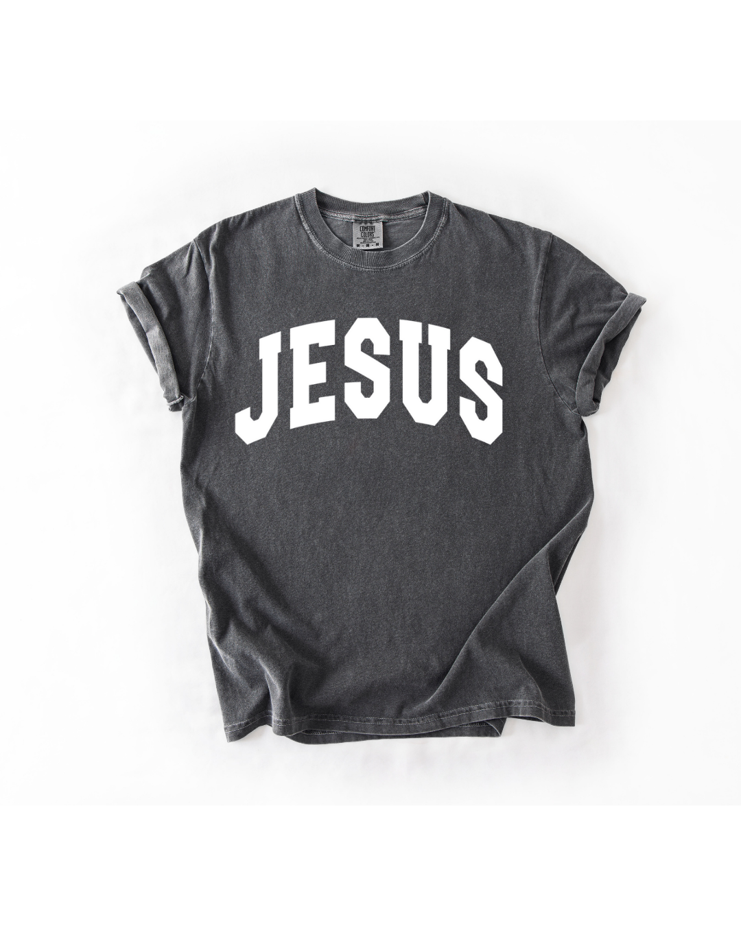 Jesus Varsity Tee Adult Unisex Casual Minimalist Cotton