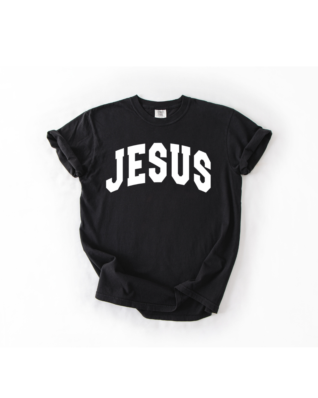 Jesus Varsity Tee Adult Unisex Casual Minimalist Cotton