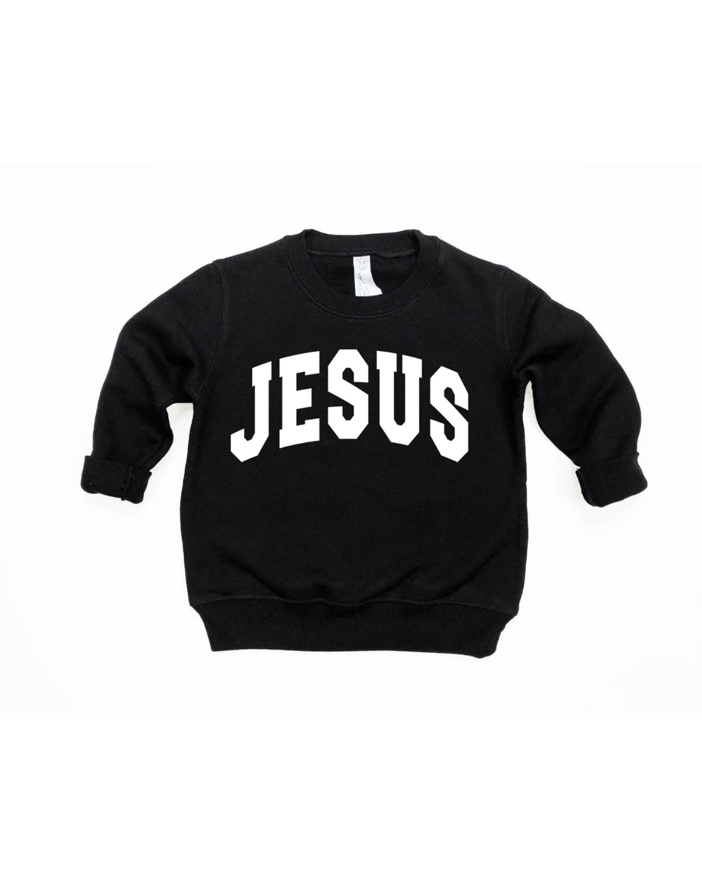 Jesus Varsity Crew Sweatshirt for Kids