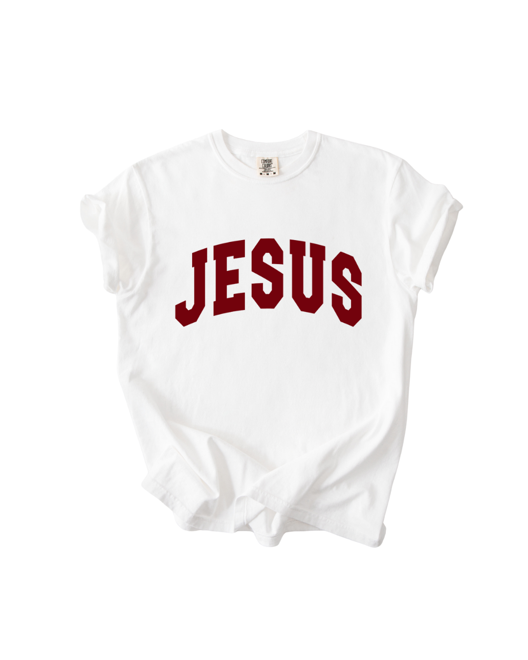 Jesus Varsity Tee Adult Unisex Casual Minimalist Cotton