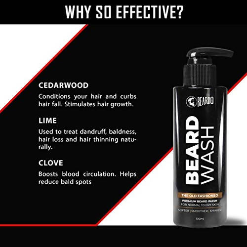 The Old Fashioned Premium Beard Wash for Normal to Dry Skin