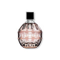 Jimmy Choo 2.0 fl oz Eau de Parfum in a translucent pink glass bottle with silver and black accents.