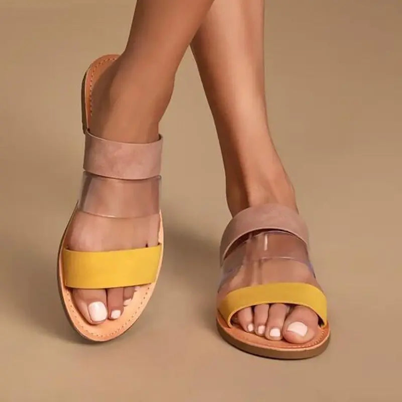 Fashionable Flat Slippers - European and American Style