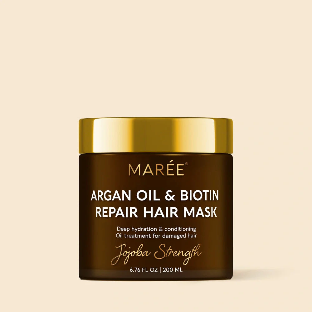 Argan Oil and Biotin Hair Repair Mask for Deep Hydration - Image 9