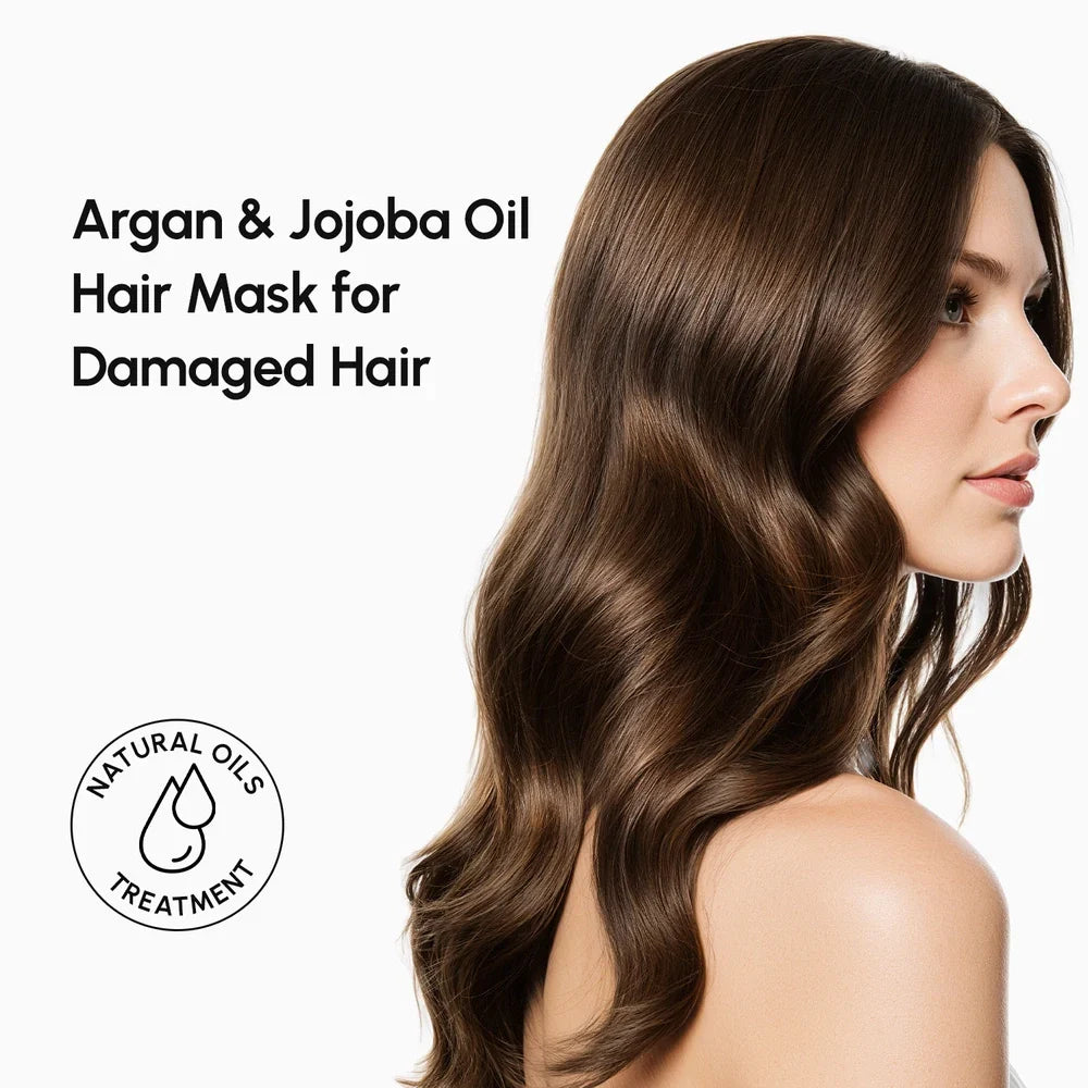 Argan Oil and Biotin Hair Repair Mask for Deep Hydration - Image 2