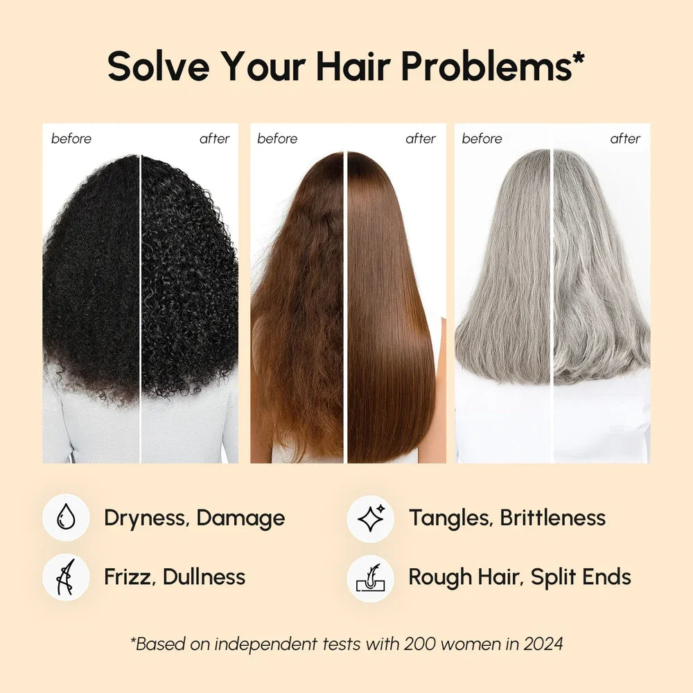 Argan Oil and Biotin Hair Repair Mask for Deep Hydration - Image 3