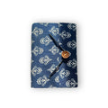 Handcrafted A5 journal in Midnight Blue with recycled paper cover