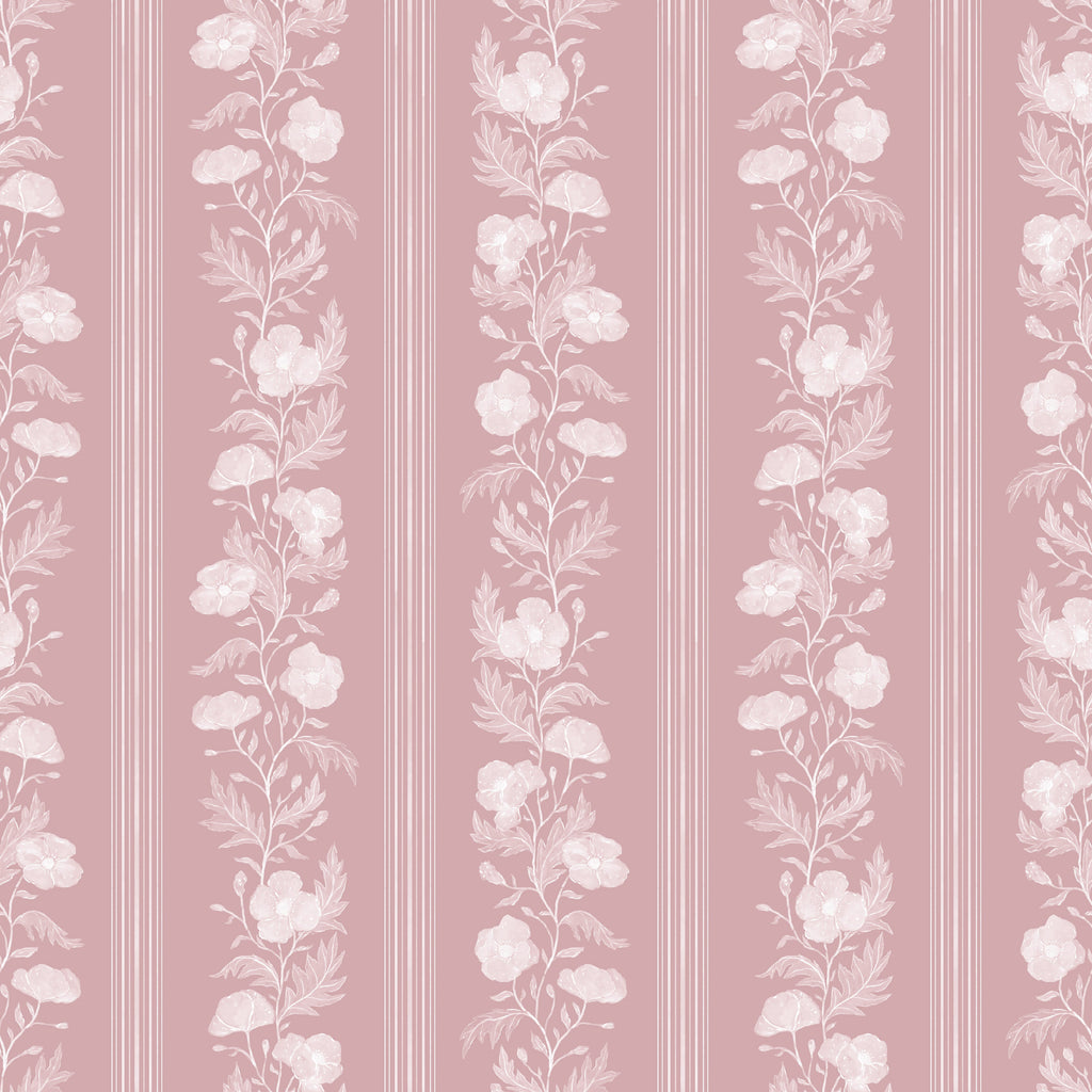Juliet Wallpaper - Peel and Stick Floral Removable Wall Decor